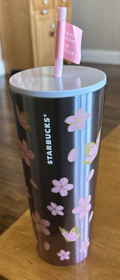 Starbucks 2025 CHERRY BLOSSOM Stainless 24oz Tumbler 