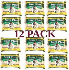 12 Pack Wild Bird Food Sunflower Blend Cakes 11oz Easy Open - No Mess - Suet