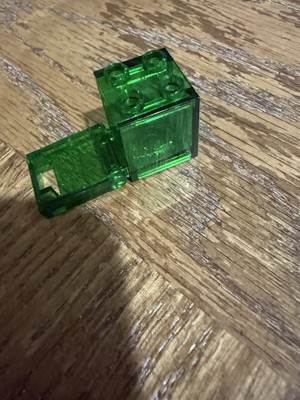 Lego 2x2x2 Container box with Door, Translucent Green WH17 30060