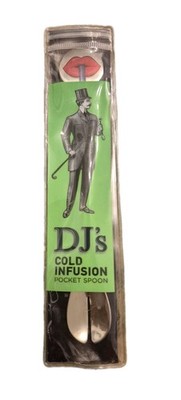 DJ's Cold Infusion Taschenlöffel Edelstahl poliert Lippen Design ~ Neu
