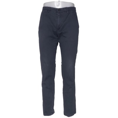 Tommy Hilfiger, Chino, Größe: 34/32, Blau, Baumwolle/Elasthan, Einfarbig #BcY