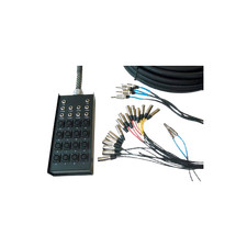 Yorkville SN-1624P 16 Channel x 2 RTN with 4 x 14G Speaker Cables - 100 Feet