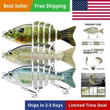 Swimmax Fishing Lure with BKK Hook – Easy Catch: Wiggling, Vibrating, Rattlin...