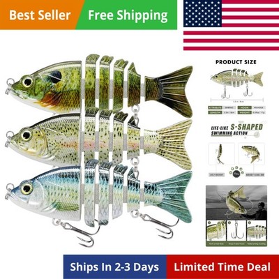 Swimmax Fishing Lure with BKK Hook   Easy Catch: Wiggling, Vibrating, Rattlin...