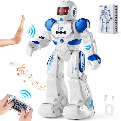 #ad RC Robot Toy for Kids Talking Dancing Gesture Remote Control Programmable $26.99
