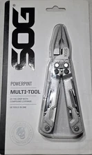 SOG PowerPint Mini Multi-Tool 18-in-1 Compact EDC Pliers PP1001 Stone Washed