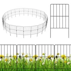 25 Pack Decorative Garden Fence Garden Animal Barrier Fence