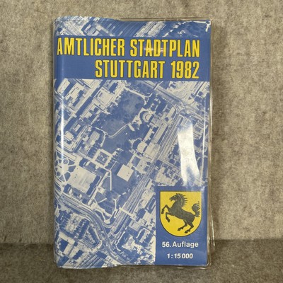 Stadtplan , Stuttgart , Amtlicher Stadtplan , 1982 Maps
