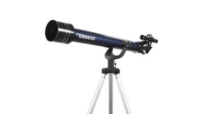 Tasco 402x60 Novice Telescope - Blue, Refractor, w/ Tripod | eBay