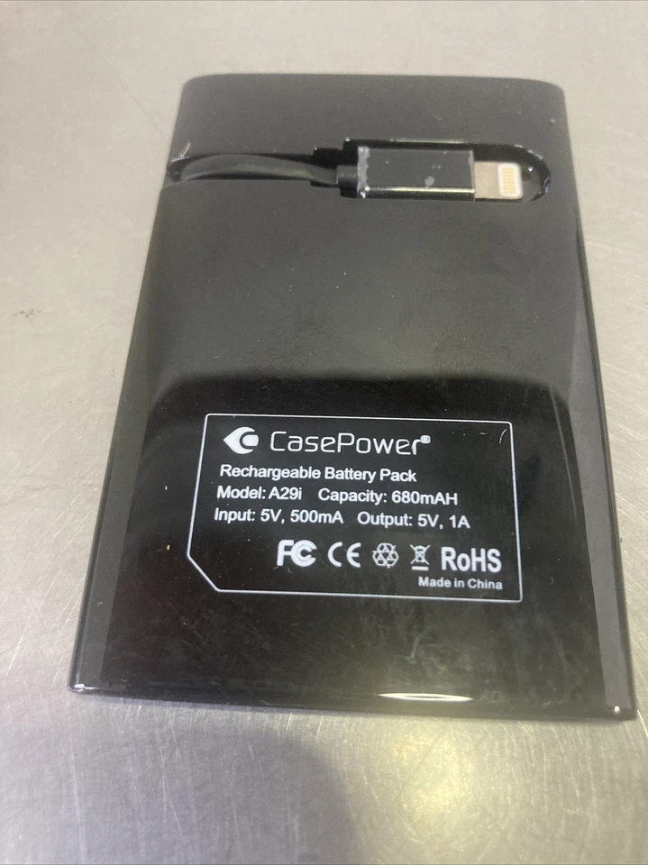 Banco de alimentación portátil 600 mAh batería externa recargable para iPhone, iPod Foto 4 de 4