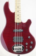 Lakland USA 44-94 Deluxe Burgundy Translucent Electric Bass Guitar