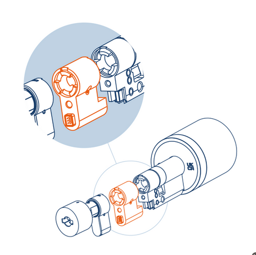 Netatmo Extension Kit 45mm for the Netatmo Smart Door Lock Length Adjust NDL-E45 - Picture 3 of 7