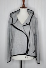 Nike Tech Cape Full Zip Hoodie Sweatshirt Women's Size Small Gray