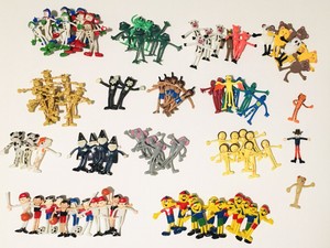 Bendable Rubber Figures Toys Lot Of 105! | eBay