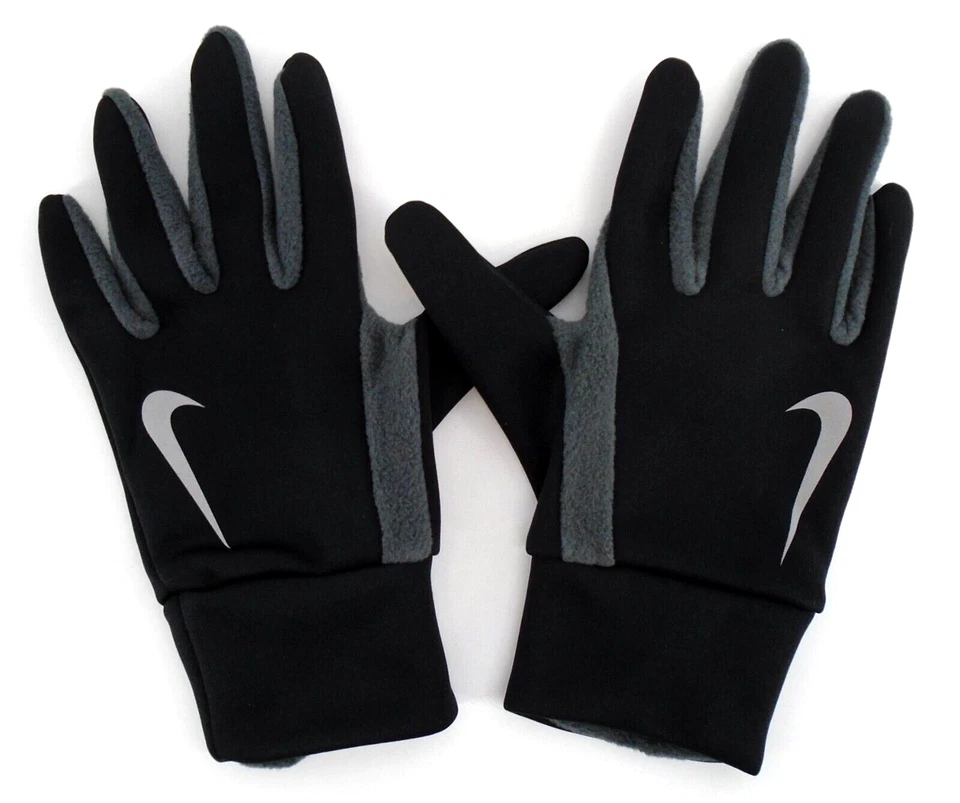 Nike Therma-FIT Hat and Gloves Set Adult Men's S/M Running Black/Silver - Image 4 of 4