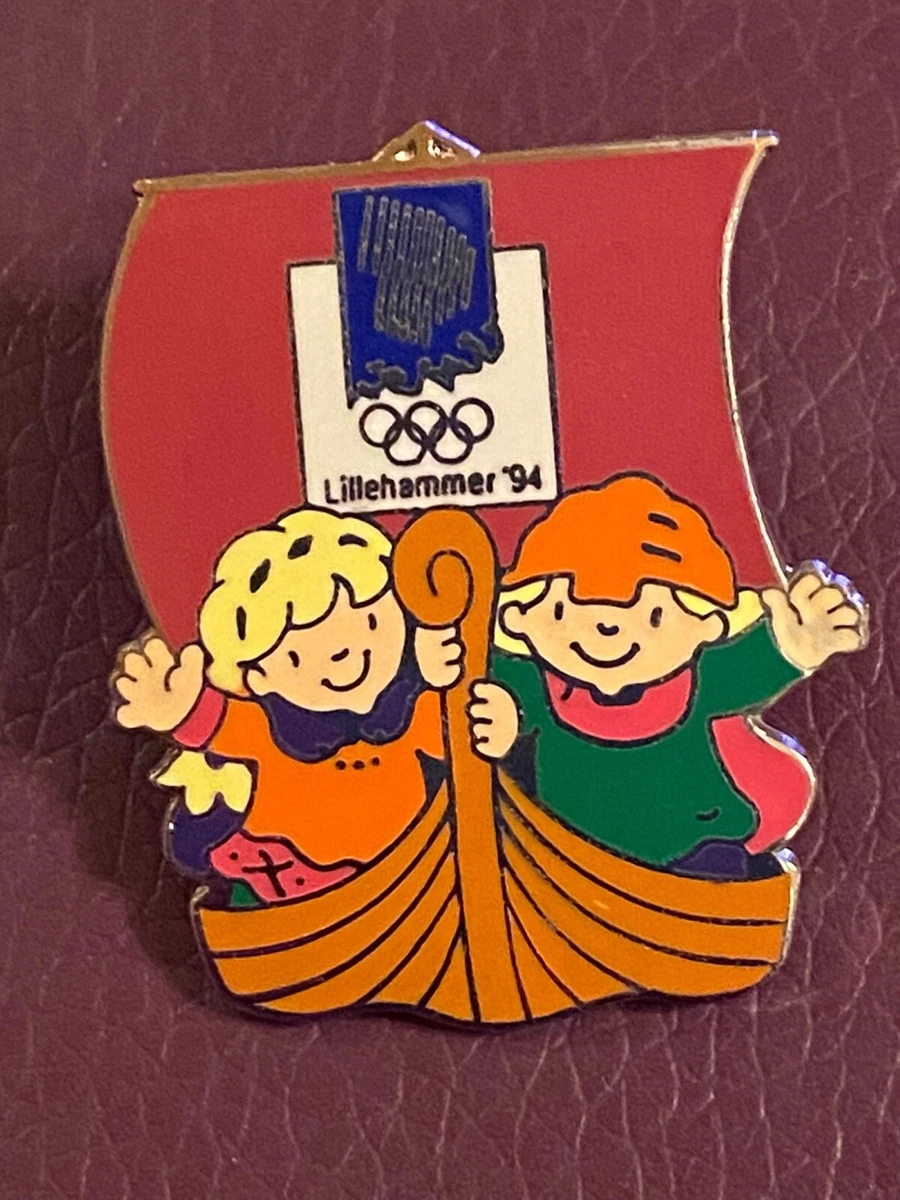 Pin’s Lillehammer 94 – Jeux Olympiques D’hiver – Norvège – Rare – Émaillé