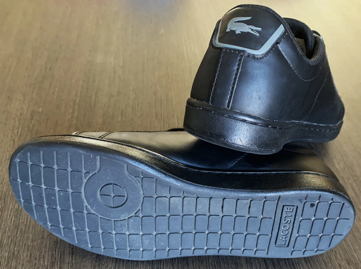 LACOSTE PAIRE SNEACKERS LEROND PRO HOMME CUIR NOIR POINTURE 39