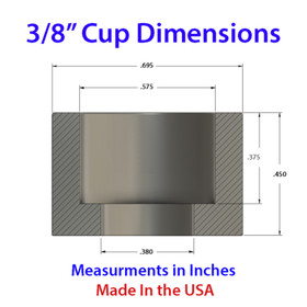 Hex Bolts Allen Bolts 1/4" or 5/16" or 3/8"Cup Washers  10Pc Engine Dress Up