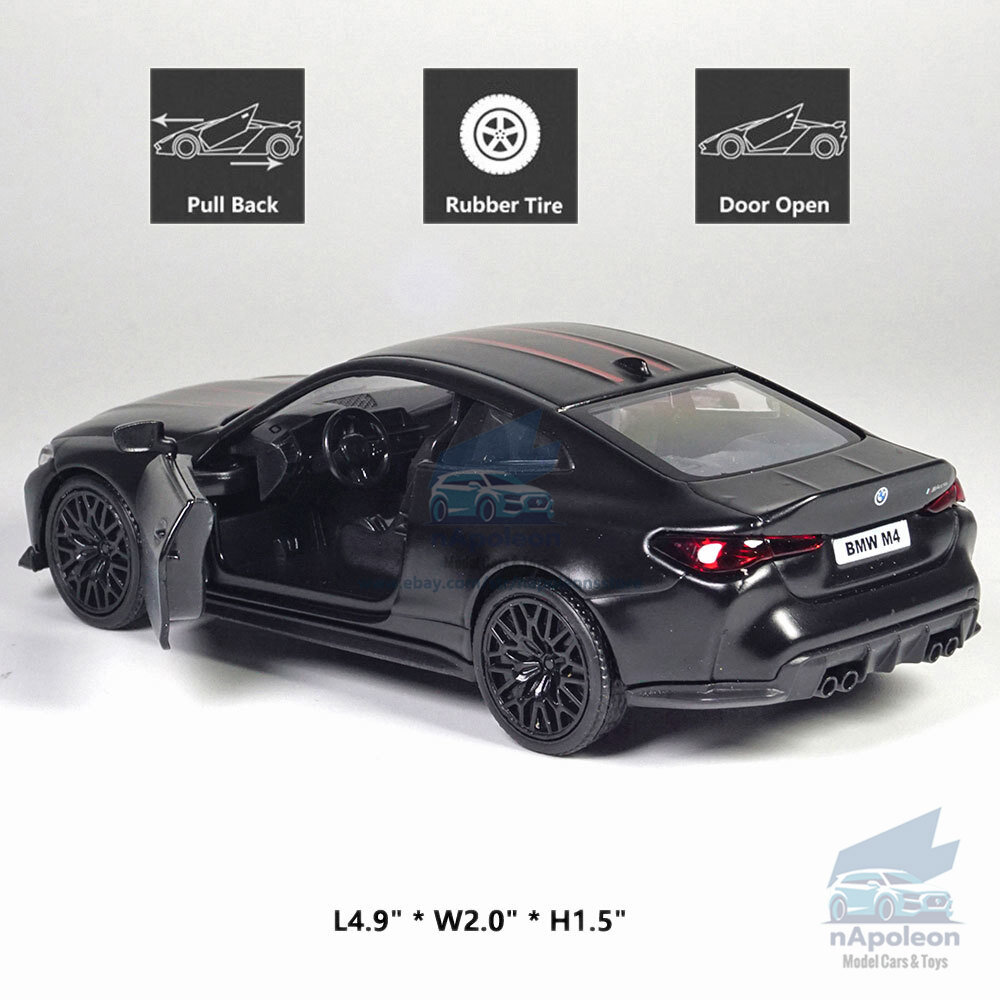 1:36 BMW M4 CSL Model Car Alloy Diecast Toy Vehicle Kids