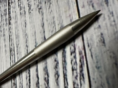 RARE Tombow Zoom V472 LA NAVE Series Mechanical Pen Silver Steel