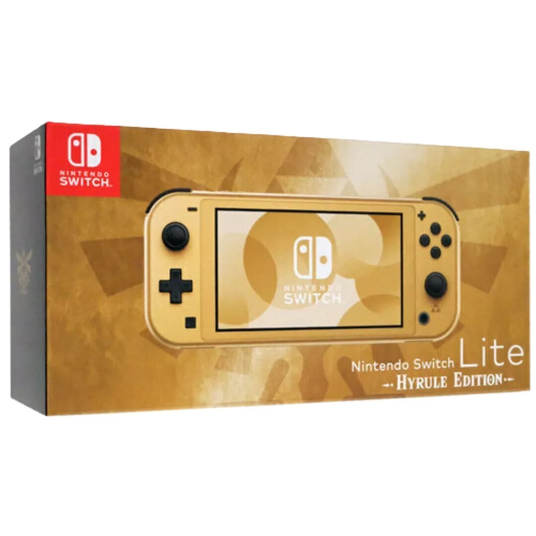 Nintendo Switch Lite Hyrule Edition Hdh-S-Dazaa Original Box