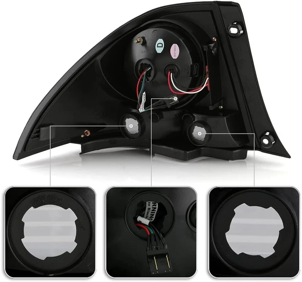 2001-2005 Smoke LED Tail Lights Brake Lamps Set Pair for Lexus IS300 Left+Right - Image 2 of 4