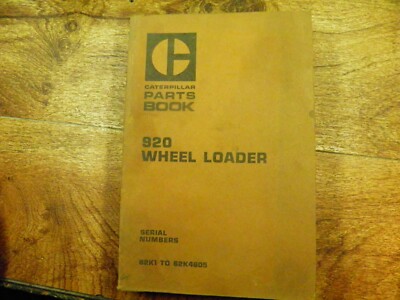 CAT Caterpillar 920 WHEEL LOADER 62K1-4605 
