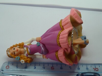 Ancienne Figurine PVC Princesse - Jeune Fille, Vintage, Occasion