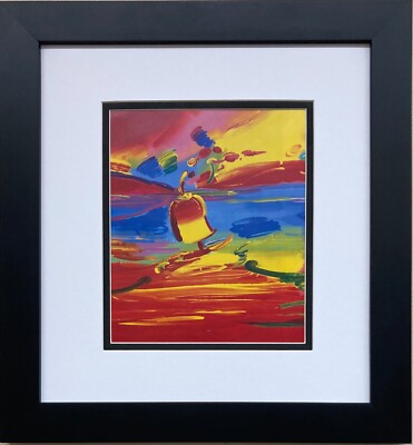 Peter Max ''Stormy Sail 1995 - Detail'' New FRAMED Art POP Psychedelic
