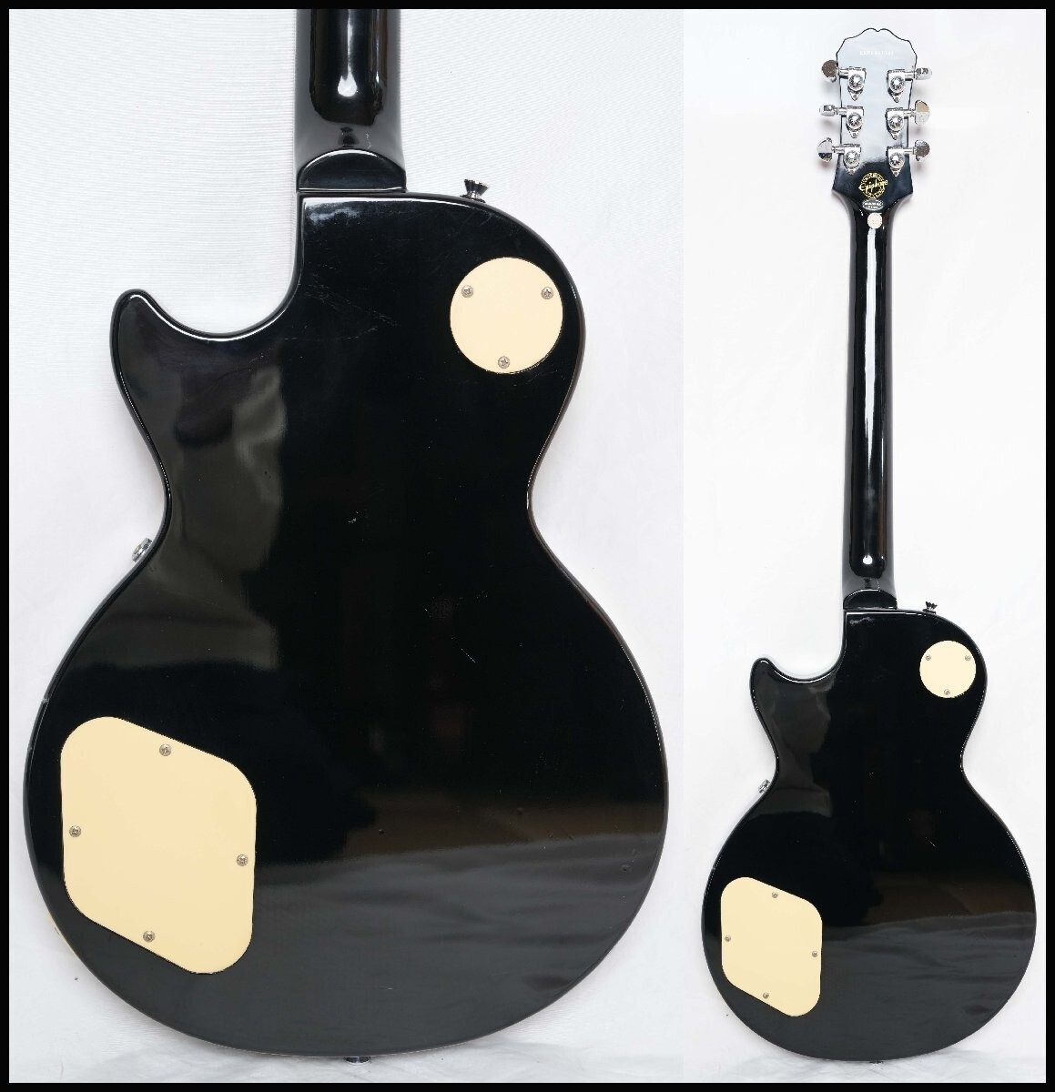 ギター Epiphone Les Paul Standard P-90 Used 2006 Epiphone '56 Les Paul Standard Pro Ebony Black P
