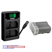 Kastar Battery USB LCD Charger for Nikon EN-EL15e Nikon 1 V1 Nikon D500 Camera