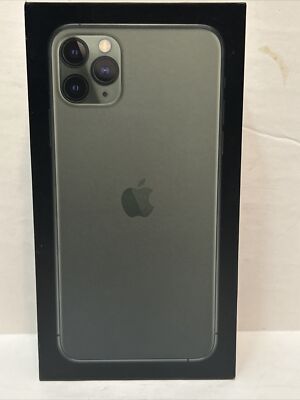 IPHONE 11 PRO MAX MIDNIGHT GREEN 256 GB ORIGINAL BOX. BOX ONLY