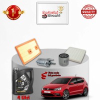 Set Service 4 Filter Und ÖL TSI Polo V 6R 1.4 TSI 110KW 150CV Von 2014->