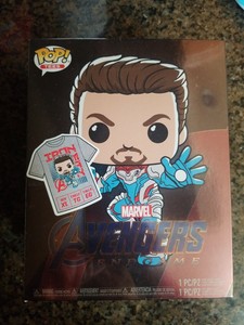 funko pop & tee collectors box marvel avengers endgame