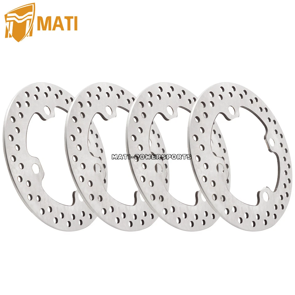 4PCS Front & Rear Brake Disc Rotor for Polaris Sportsman/Scrambler 1000-XP-S - Image 2 of 4