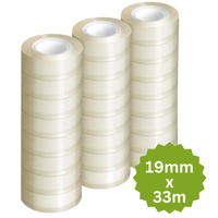 24 Rollen KlebebäNder Klebefilm 19Mm X 33M Klebeband Rollen Wonday
