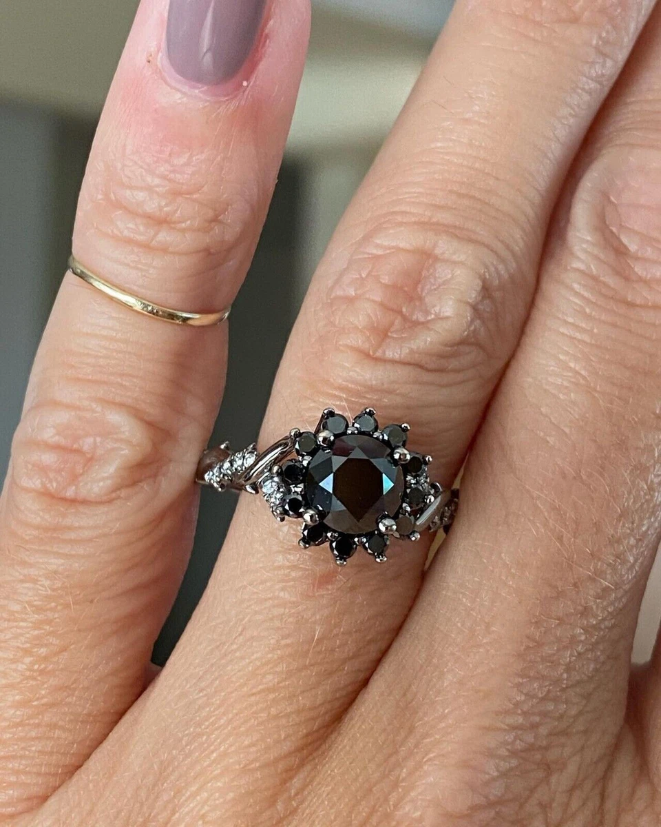 Black onyx cheap wedding ring
