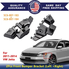 Front Bumper Support Retainer Bracket 5C6807183 5C6807184 for 2011 2014 VW Jetta