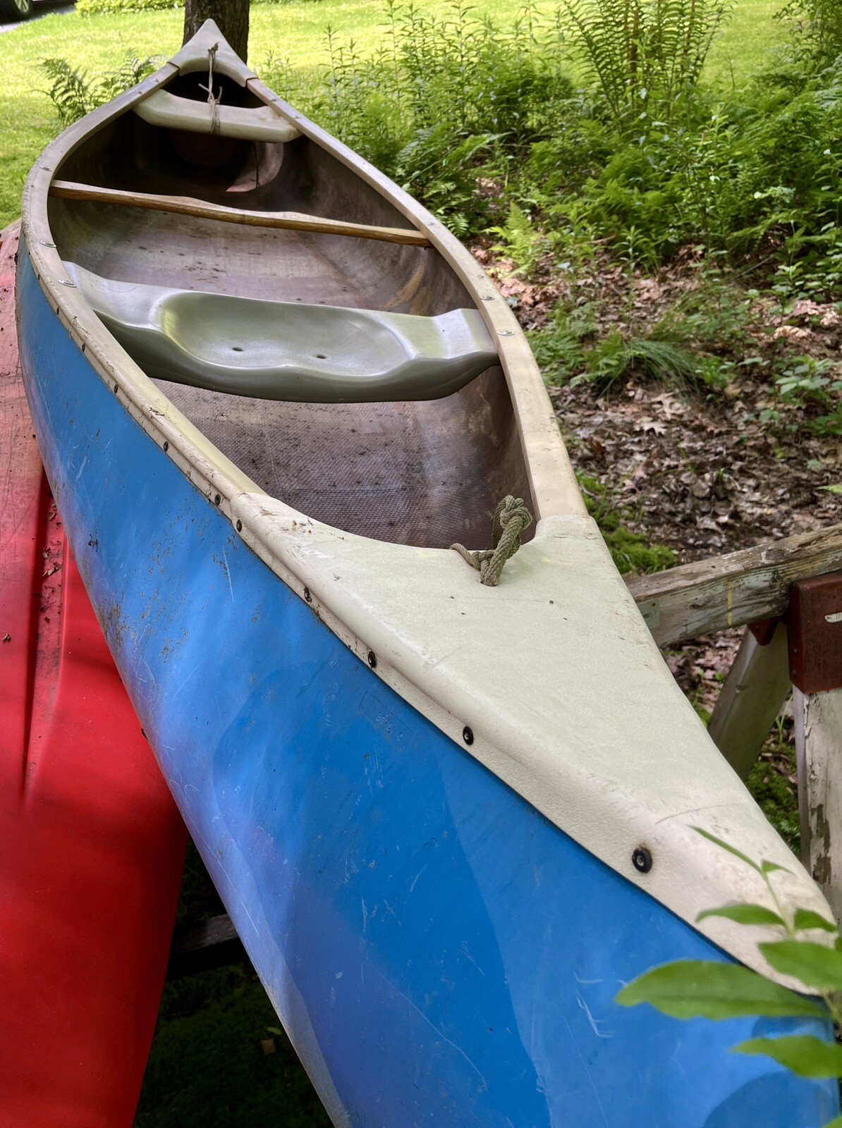 Vintage Old Town Fiberglass Canoe 13 Feet Length eBay