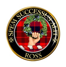 Ross Scottish Clan Pin Badge