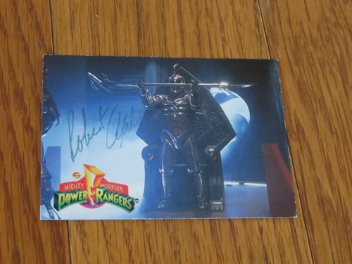 Robert Axelrod Autographed Hand Signed Mighty Morphin Power Rangers ...