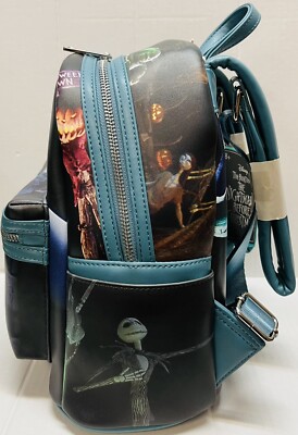 Loungefly The Nightmare Before Christmas Final Frame Mini Backpack and Wallet Loungefly Disney Nightmare Before Christmas Final Frame Mini  main image 2