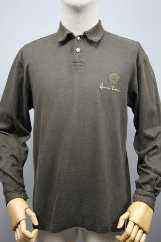 Versace Jeans Couture, GIANNI VERSACE Medusa Versace Jeans Couture Vintage Khaki Pullover Mens Sz S