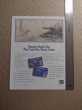 1994-Barnett Bank-Has The Card For Every Gator-Visa Or Mastercard-Print/AD-VTG