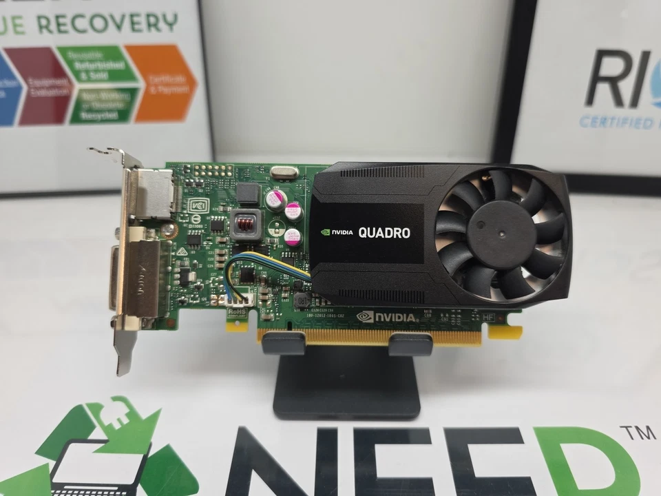 NVIDIA Quadro K620 2GB Low Profile PCI-E Video Graphics Card DP DVI-I JGN28 - Image 2 of 4