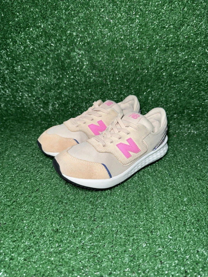 New Balance Fresh Foam X70 Beige Pink Running Shoes Sneakers Kids Youth Size 1Y - Image 3 of 4