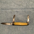 Moore Maker USA 3301 Stockman Yellow Composite Scales 3 7/8”clsd Good Snap — photo 4
