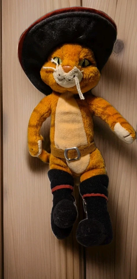 TY Beanie Baby - El Gato con Botas el Gato (8.5" Peluche) Hecho a Mano en China 2007 Foto 3 de 4