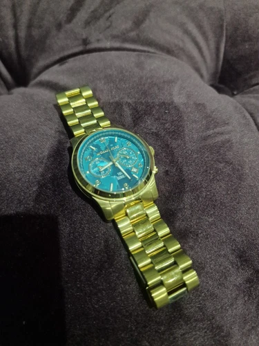 Orologio unisex MICHAEL KORS Hunger Stop MK5815 quadrante turchese originale