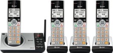 AT T CL82407 Cordless Phone System DECT 6.0 4 Handset Smart Call Blocker